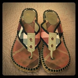 Burberry Espadrille Sandals